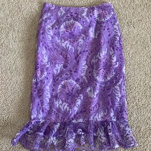 Parsley purple skirt